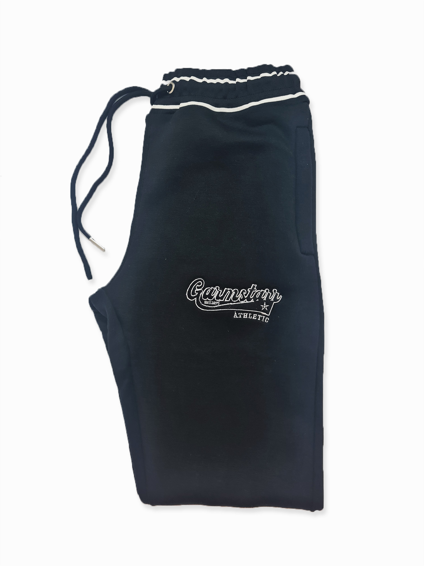 V-Neck Varsity Unisex Click Suit Black - Image 2