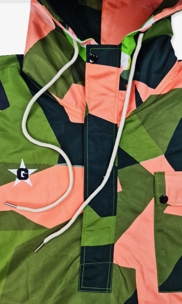 Rainforest Parka Button and Zip Detail 2