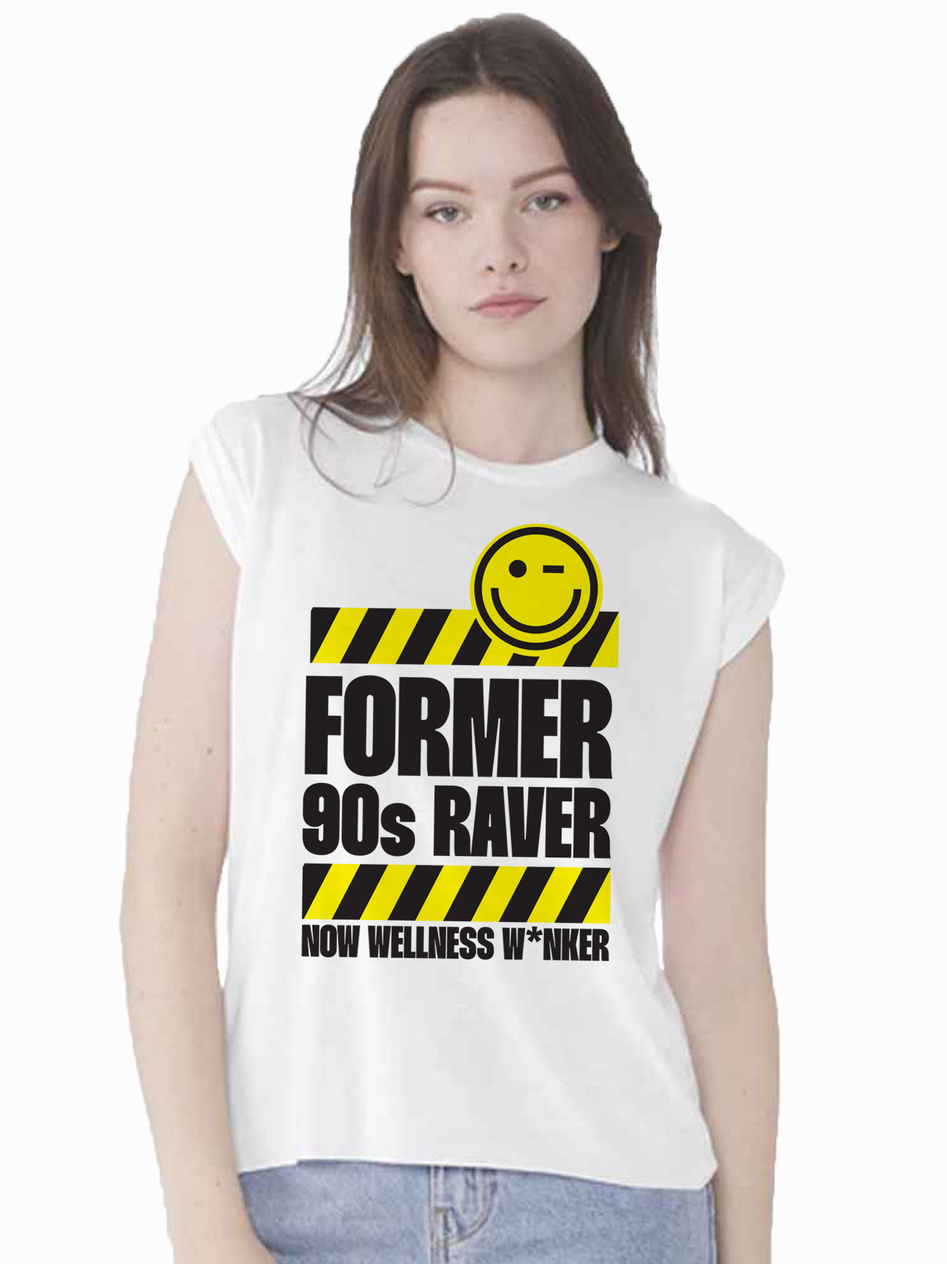 Ladies 90s Ravers Tee - Image 3